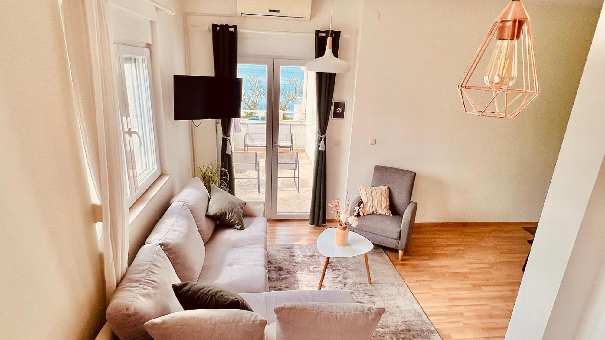 Luxury Beach Apartment W Sunset Sea Views Szybenik Zewnętrze zdjęcie